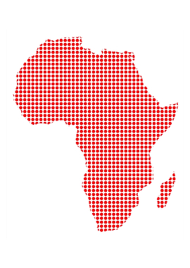 African Dot Map