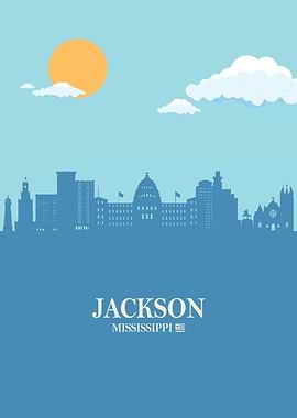 Jackson City Skyline