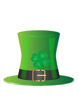 Irish Green Top Hat