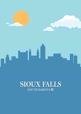 Sioux Falls City Skyline