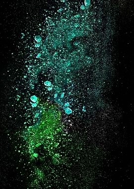 abstract dust illustration