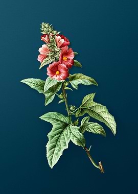 Vintage Botanicals on Teal