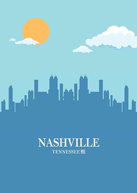 Nashville City Skyline