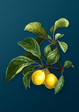 Vintage Botanicals on Teal