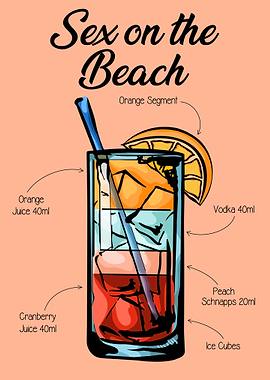 Sex on the Beack Cocktail