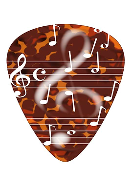 Treble Cleff Plectrum