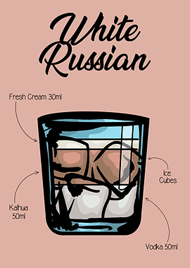White Russian Cocktail