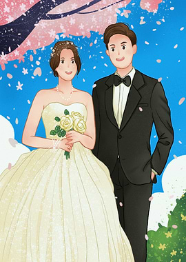 Wedding Bride and Groom