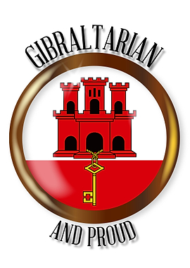 Gibraltar Proud Flag