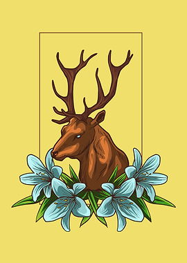 Flower deer