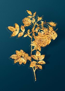 Vintage Botanical Gold