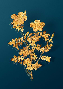 Vintage Flower Drawing