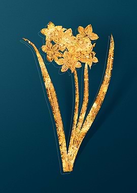 Gold Vintage Illustration