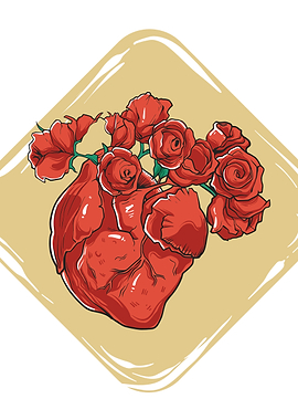 Roses heart