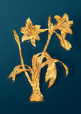 Vintage Botanicals in Gold