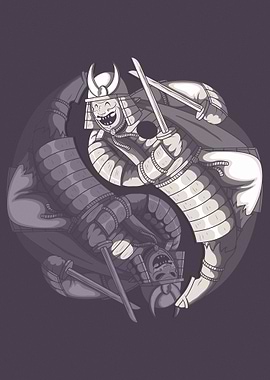 Yin yang Samurais