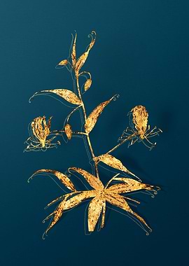 Gold Antique Botanicals