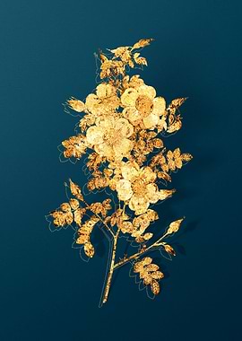 Vintage Floral Drawing