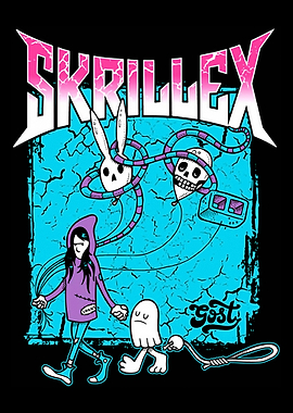 Skrillex DJ Music Poster