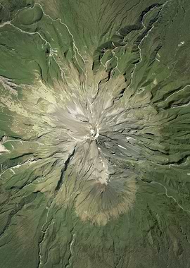 Mt Taranaki Aerial Map
