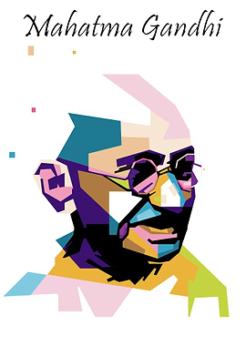 mahatma gandhi pop art