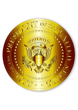 President Seal In Gold