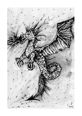 Ink Drawing Illustration