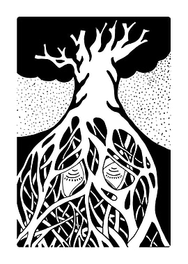 Ink Drawing Illustration