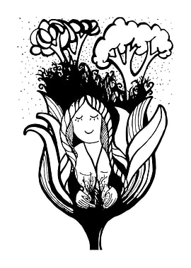 Ink Drawing Illustration