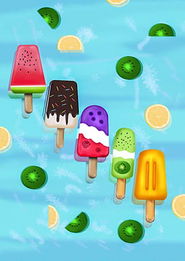 Fruity Icecream sorts