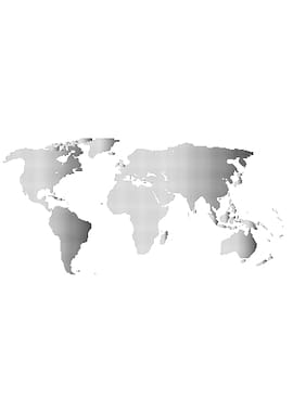 Halftone World Outline