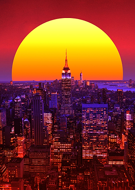 New York city vintage art