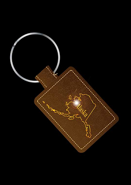 Alaska Leather Key Fob