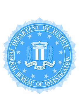 FBI Seal In Blue