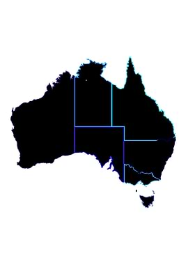 Australia States Map