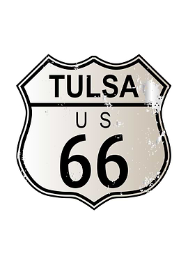 Tulsa Route 66 Sign