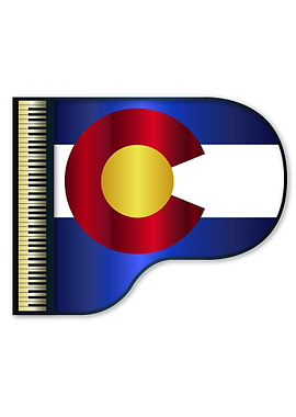 Grand Piano Colorado Flag