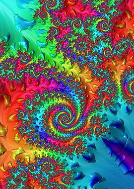 Shiny Rainbow Fractal