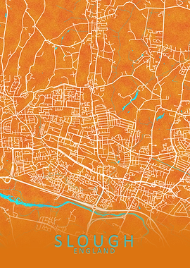 Slough England City Map