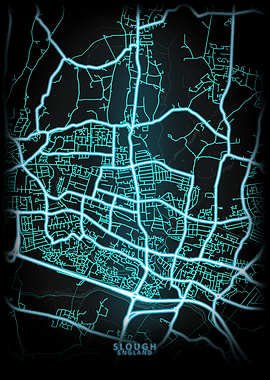 Slough England City Map