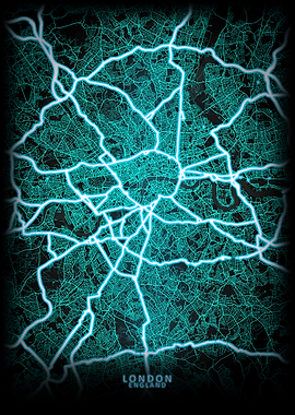 London England City Map