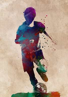 Football soccer player