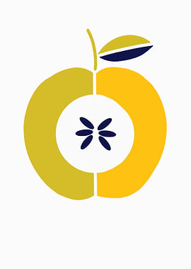 Apple Kitchen green yellow