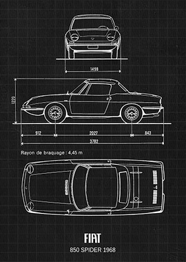 Fiat 850 Spider 1968