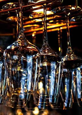 Glasses Hang Upside Down