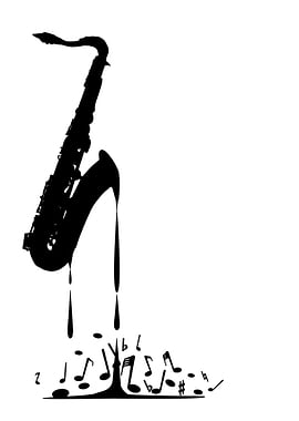 Melting Saxophone
