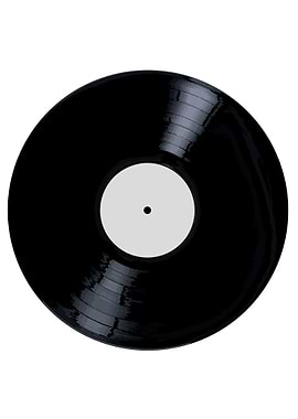 Blank White Label Record