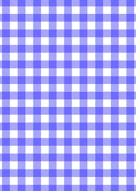 Gingham In Blue
