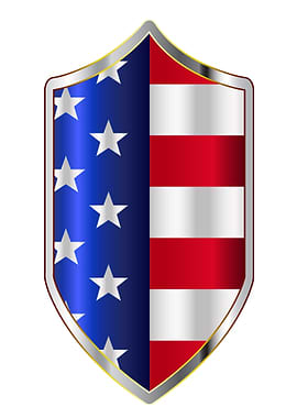 Stars And Stripes Shield