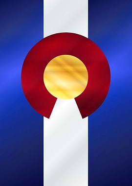 Colorado State Flag Gloss